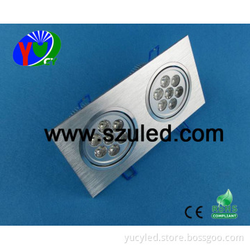 2 Units of 7*1W LED Downlights (YC-6252(14*1W))